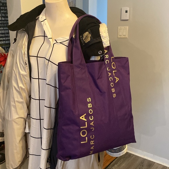 Marc Jacobs Lola Tote canvas Bag - Picture 11 of 12